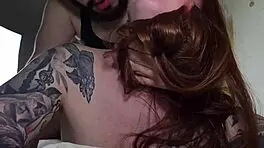 allison bloom gets bent over for shaved pussy gagging, missionary fucking, and cumshot in pov trailer