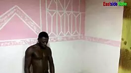 What happens when a massive hostel threesome turns into hardcore deepthroat and doggystyle with ebony sluts