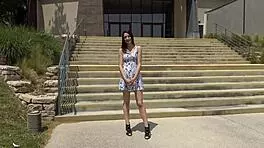 Subtle Allure Of Young Nympho Candie Enjoying Double Penetration In Mmf Threesome With French Flair