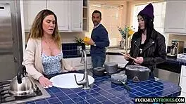 Two Beautiful Stepsisters Fight Over Their Stepdads Creamy Cum