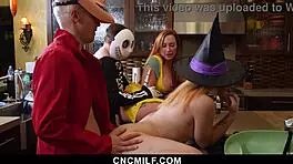 What if three friends trick a girl into hardcore doggystyle and cowgirl fun - Cncmilf