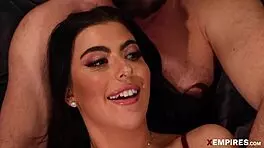 Erotic petite blonde gal ritchie gets clothes ripped and deepthroat fucked hard