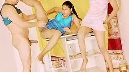 Uttaran20 amazing 4k threesome with petite teen and milf in hardcore anal assfucking