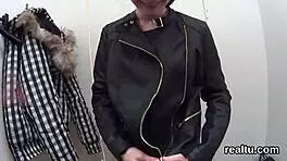 Striking Czech Teen Tempted In Mall For Pov Banging