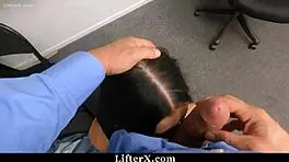 I feel so shocked as the mall guard catches this teen 18+ stealing shoes, then dominates her with hardcore doggystyle in the garage