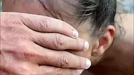 Risky Beach Blowjob With Sloppy Teen 18+ Model In Pov Backstage