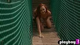 Petite Teen Kate Great Boldly Shows Perfect Body in Outdoor Posing