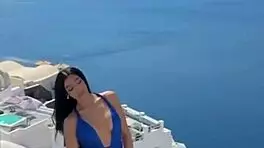 Glamour latina model fucks photographer after photoshoot in greece, so sexy.