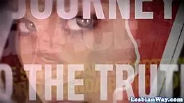 Glam milf seduced by specs lesbian teen 😍