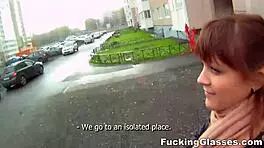 Fucking glasses - not shy to fuck on stairway rina teen 18+ porn