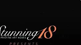 Tiny blonde teen eva lani fingers her wet shaved pussy naked.