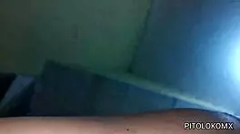 Creampie a Rica Jovencita with Big Natural Tits in College Wet Session