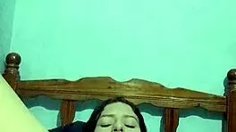 young latina dares you to help her masturbate at home