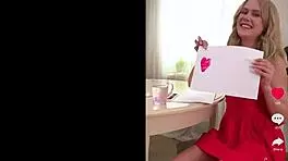 a blonde with oral fixation in sex tape