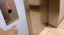 In The Elevator, He Gives HEAD Before Receiving A FACIAL From The Curvy Babe