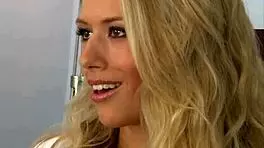 small boobed blonde michelle moist sucks and gets ass fucked wet for the camera first time