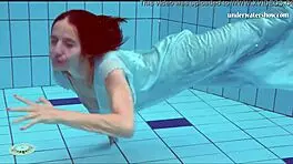Piyavka Chehova Shows Big Bouncy Tits Underwater Intensely