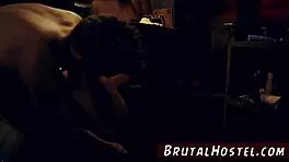 teen flashes tits and farts in bondage