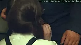 Thick Horny Slut Fucks Halloween Monster at Door