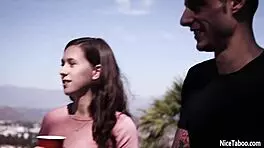 Hot Naive Teen 18+ Paige Owens Gas At The Party While Guy Fucked Her So Deep