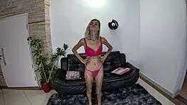 Behind The Cameras: Russah Spreading Juicy Pussy In Lingerie