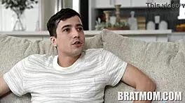 Stepmom asks naughty questions to Ricky Spanish and Sandy Love