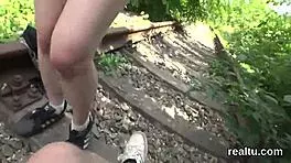 Seductive Czech teen 18+ lured from shopping center into intense POV penetration session