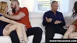 Spencer Bradley And Nikole Nash Get Faces Covered In Hot Cum After Intense Group Session