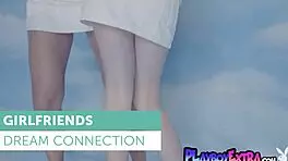 platinum blonde sky br licks petite gf skye blue's big natural tits nipples