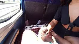 omg, this 18 year old latina got caught sucking off a pornstar on the bus in public!