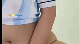 Morrita argentina 18 años me envía su pack, ¡qué rico su coñito húmedo! 😍