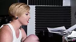 How does skinny teen miley may handle this wrecking ball gangbang?