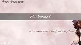 Hands And Feet Tied Sloppy Throatfuck In Two Positions With Cum Swallow