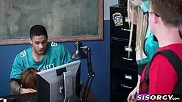 sexy petite teens get fucked hard in classroom while cheating on exams - www sisorgy com