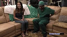 dr tampa - the sisters 1st gyno exam - angel santana and aria nicole 😏