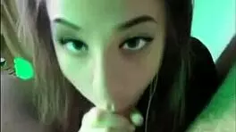 subtle tease as girl sucks dick on snapchat