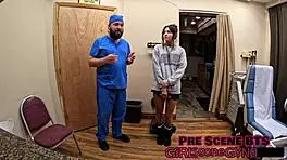 Zombae's first gyno exam turns humiliating with feet and shaved details