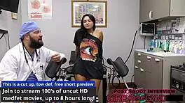 Zombae's first gyno exam turns humiliating with feet and shaved details