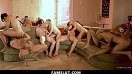 Stepbros And Stepsisters Cum Together While Stepmoms Swap Husbands - Famslut 😈