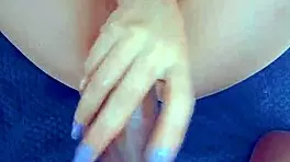 I feel my puffy pink pussy stretched by desi's big black cock