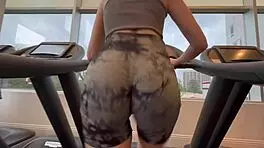 Client fucks trainer Breezy Bri with big black cock