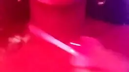 A sexy teen brunette Latina sensualizes for her fans in an ebony performance