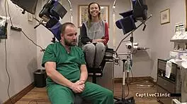 Petite tanned latina kalani luana spreads legs wide in gloves for intense slapping and gaping parody humiliation