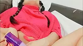 Playful Brunette Babe Masturbates And Squirts Uncensored