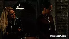 betrayed cargo, the innocent young slave moans during muff diving and fingering orgasm