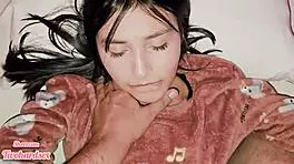 impregnated my cute step cousin with a massive cumshot in her shaved pussy.