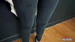 Blonde hottie keyton starts with sucking cock, then gets her wet pussy fucked hard