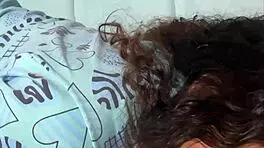 Petite girl rides black cock and gets cum covered