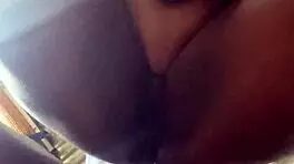 big ass ebony bounces on black dick moaning!