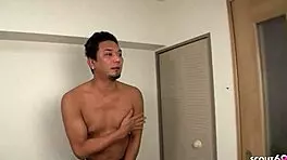 petite asian massage girl tricked into doggystyle sex by older guy